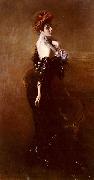 Giovanni Boldini Portrait Of Madame Pages In Evening Dress France oil painting artist